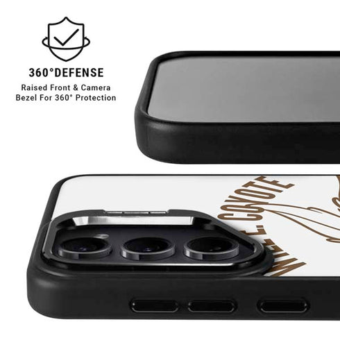 Looney Tunes Wile E Coyote Big Head Galaxy S25 Kickstand Case